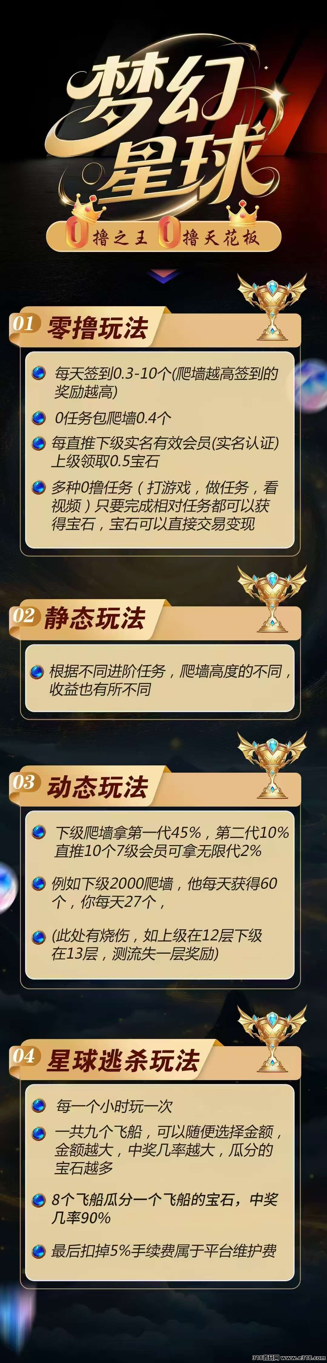 梦幻星球首码，白嫖**，没广告，保底收益高