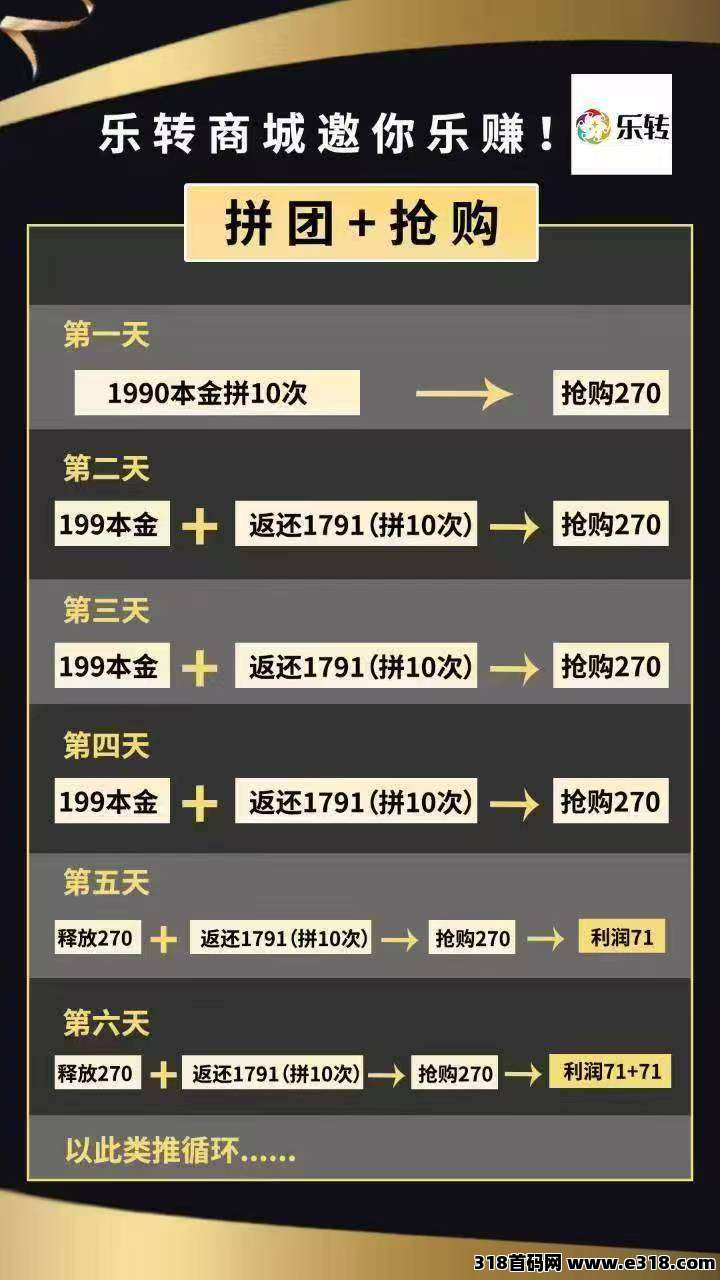 拼团乐转，长期稳定，外加商品，团队收益嘎嘎香