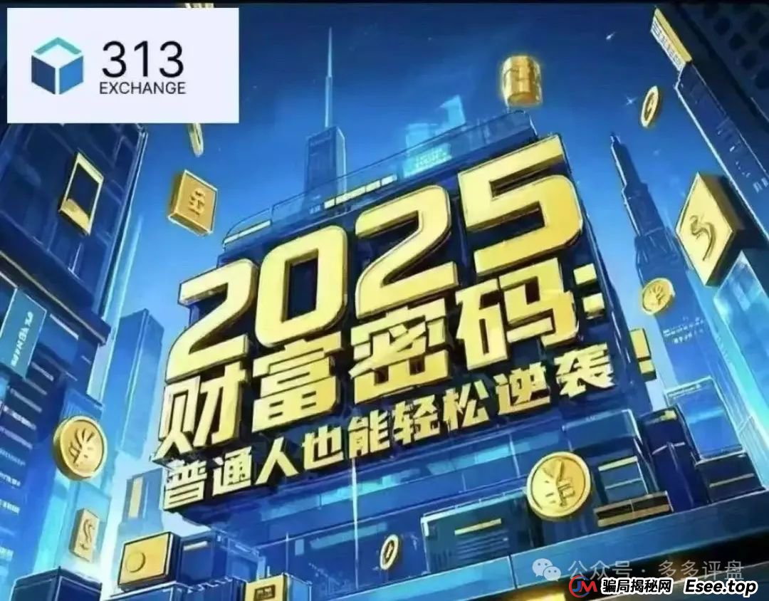 “313 交易所” 跟单骗局将崩盘