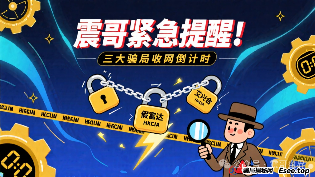 紧急提醒！艾兴合/假富达管家/HKCIA三大骗局收网倒计时