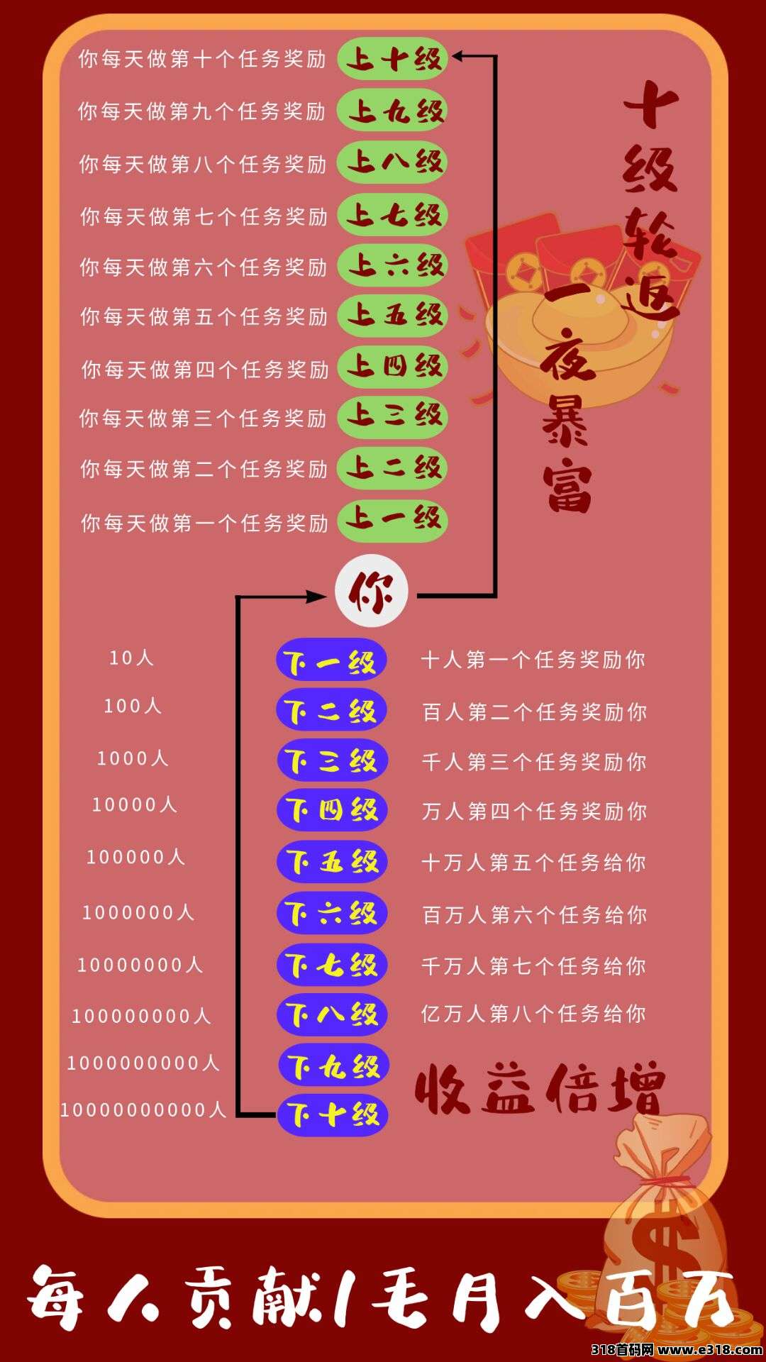 鲸汇零撸首码，做任务得积分享受分红！